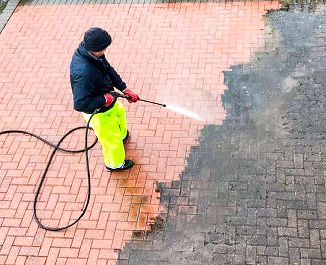 Patio & Driveway Cleaning Services - Galaxy Home Service
