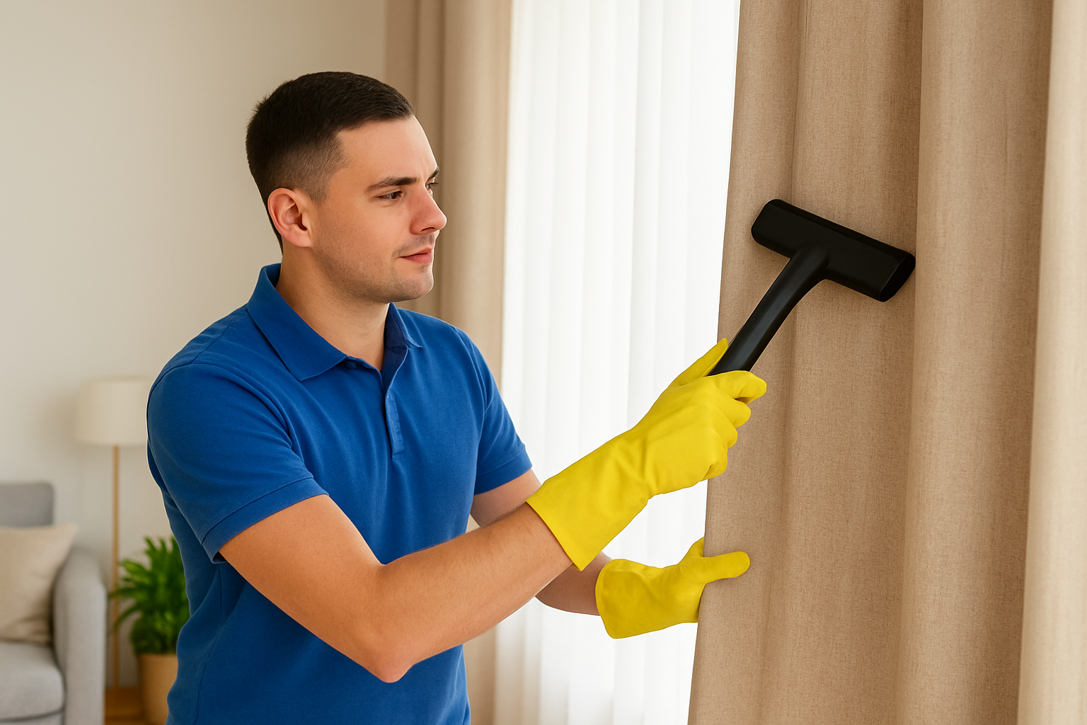 Professional Curtain Cleaning Services - Galaxy Home Service